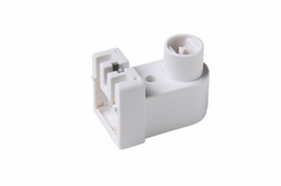 Pass & Seymour 464 Pedestal Type, Recessed, Contact, Plunger, With Floor Terminal Screw Cover. (For 800 And 1500 Ma T-12 Lamps) White