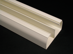 Wiremold 40N2B08WH CableSmart 40N2-Series Two Compartment Raceway Base