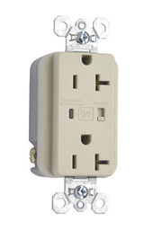Pass & Seymour 5362-ISP 20 Amp 125 VAC 2-Pole 3-Wire NEMA 5-20R Surge Protective Duplex Receptacle - Ivory
