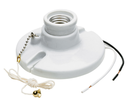 Pass & Seymour 29816-C2 250 Volt 250 W White Porcelain Medium Base Incandescent Lampholder