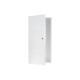 On-Q EN2850 28 Inch Glossy White 20 Gauge CRS Hinged Door Enclosure