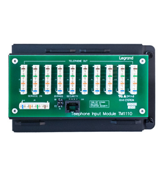 On-Q TM1110 10-Way Black IDC Telephone Module with RJ31X