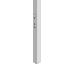 WM 25DTP-412WH 12FT SERIES TELE-POWER POLES