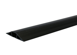 Wiremold BK1400-10 3 x 20/32 Inch Black Non-Metallic 1-Channel Flexible Pancake Overfloor Raceway