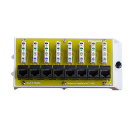 PASS AC1068 8 PORT CAT6 NETWORK INTERFACE MODULE