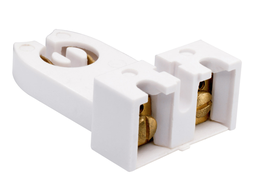 Pass & Seymour 390-1W Medium Bi-pin Flourescent Lampholder Screw Terminals. White