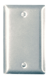 Pass & Seymour SS13 Smooth Metal Wall Plate, 1Gang Blank, 302 Stainless Steel
