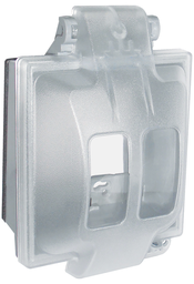 Pass & Seymour WIUC20-FRED 1-Gang While-In-Use Weatherproof Cover Frosted Plastic