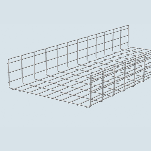 Product image for Cablofil CF150/300EZ 6" Deep Wire Mesh Cable Tray, 12" Width x 10ft Length, Electro-Zinc Finish