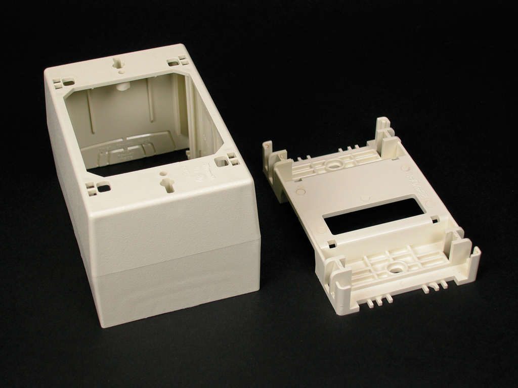 Mayer-DDS-Wiremold 400/800/2300/2300D Series One-Gang Deep Device Box, Ivory-1