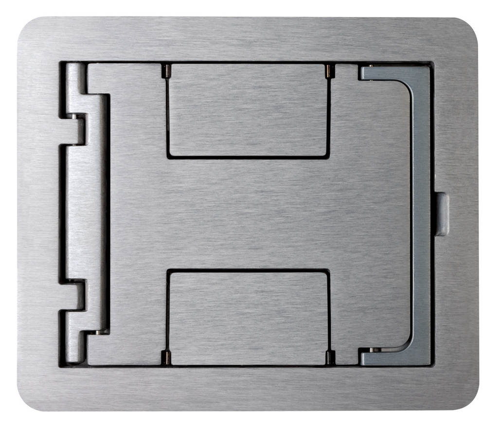 Mayer-DDS-FPBTC - FloorPort Series Blank Cover Assembly - Aluminum-1
