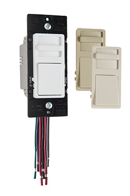 Mayer-DDS-Wide Slide Series 0-10V Fluorescent/LED Single Pole/3-Way Slide Dimmer, Preset, Tri-Color-1