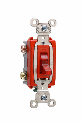 Mayer-DDS-Industrial Extra Heavy Duty Specification Grade Switch, Lighted When On, Back and Side Wire, Red-1