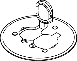 Mayer-DDS-Ratchet-Pro 881 Series Duplex Cover Plate With Flip Lids - Aluminum-1