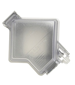 Mayer-DDS-2-Gang Extra Heavy Duty While-In-Use Cover, Gray/Clear-1