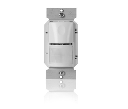 Mayer-DDS-Wattstopper® PIR Wall Switch Occupancy Sensor, 800W at 120V/1200W at 277V, White-1
