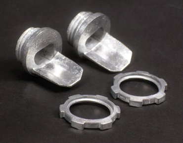 Mayer-DDS-Wiremold 500/700 Series 1/2inch Box Connector (Galvanized) Fitting-1