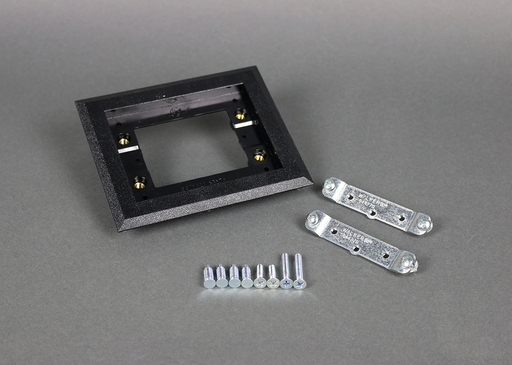 Mayer-DDS-Omnibox® Single Gang Rectangular Black Plastic Carpet Flange-1
