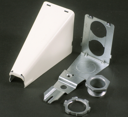 Mayer-DDS-Wiremold 500/700 Series Adjustable Offset Connector Fitting, Ivory-1