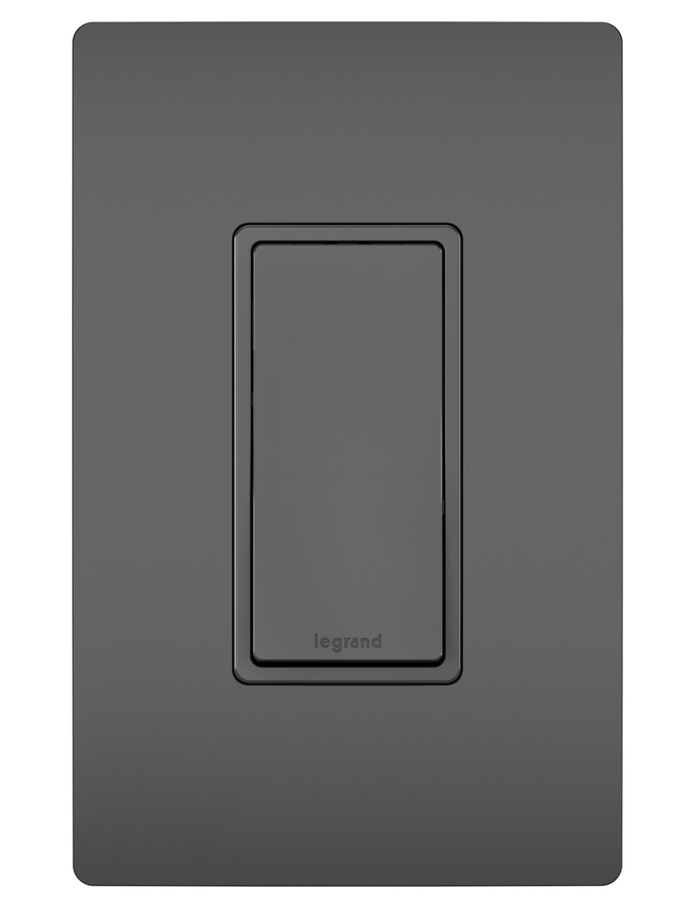 Mayer-DDS-radiant® 15A Single-Pole Switch, Black-1