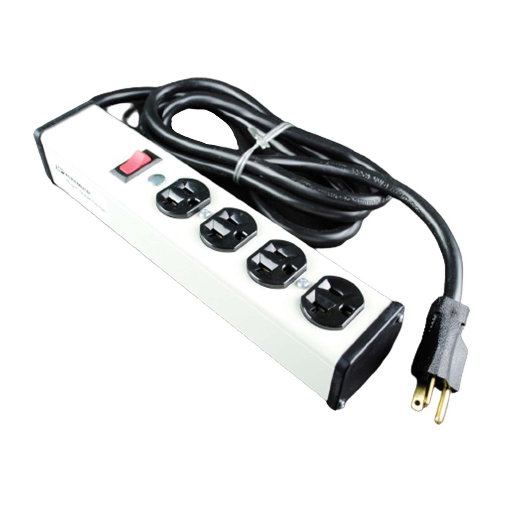 Mayer-DDS-Plug-In Outlet Center Unit / 120V/20A/4 O/L /lighted switch/6' cord-1