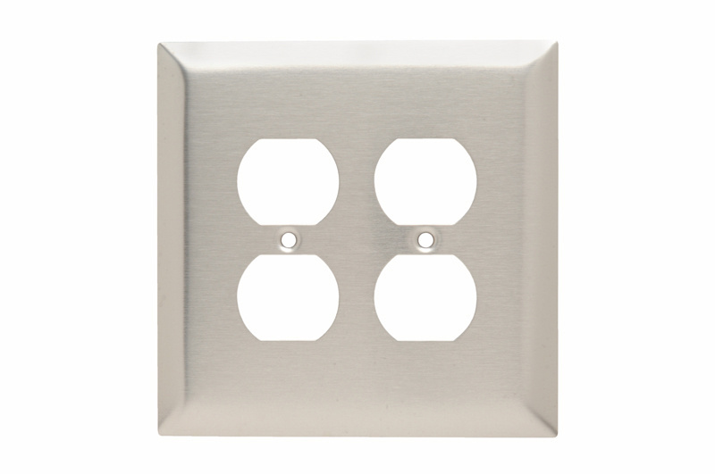 Mayer-DDS-Jumbo 2-Gang 302/304 Stainless Steel Wall Plate, Duplex Receptacle Openings-1