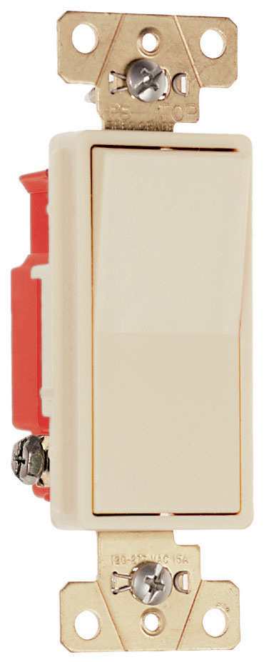 Mayer-DDS-20A 120V/277V Specification Grade Single Pole Decorator Paddle Switch, Ivory-1