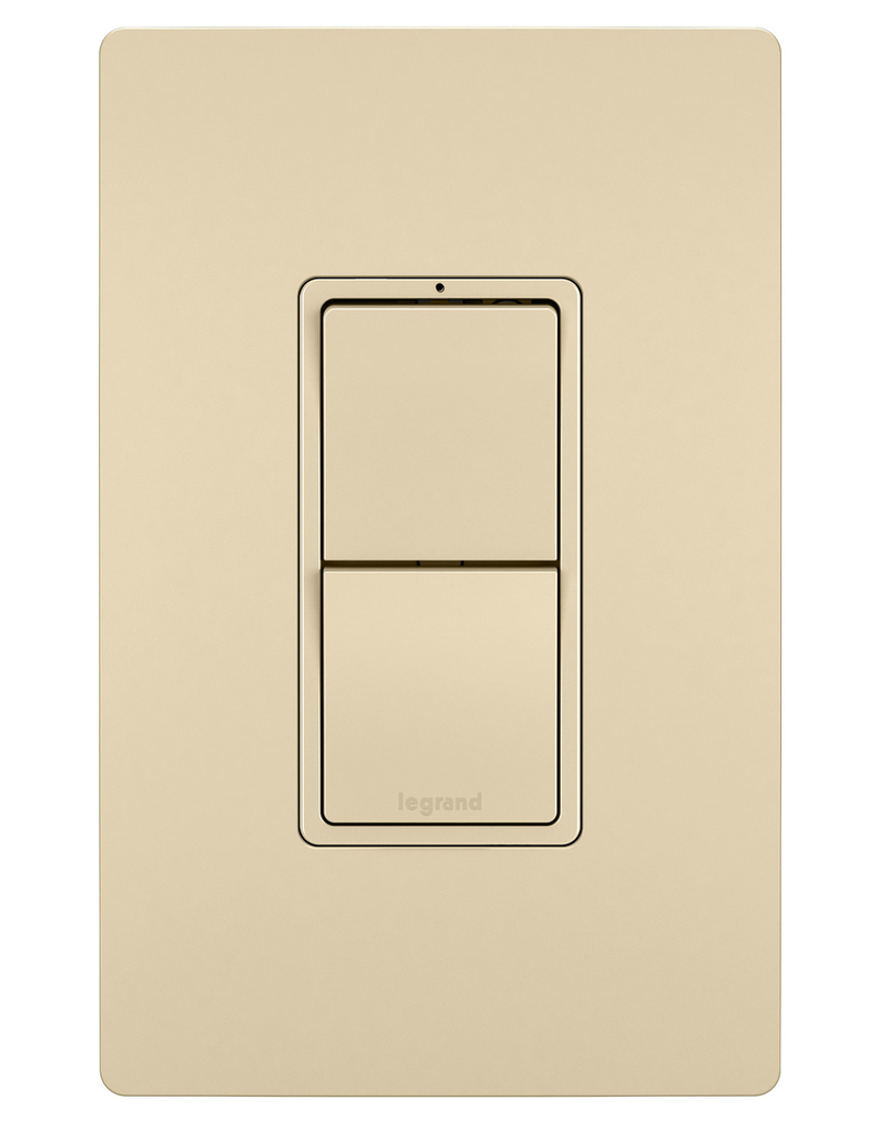 Mayer-DDS-radiant® Two Single Pole/3-Way Switches, Ivory-1