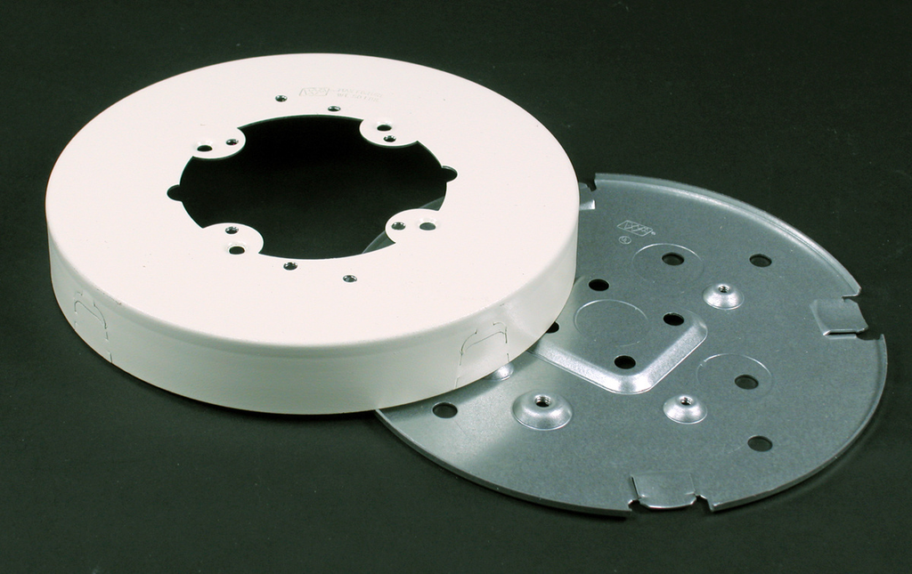 Mayer-DDS-Wiremold 500/700 Series Solid Base Fixture Box Fitting, Ivory-1