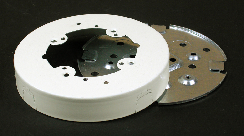 Mayer-DDS-Wiremold 500/700 Series Solid Base Fan Box Fitting, Ivory-1