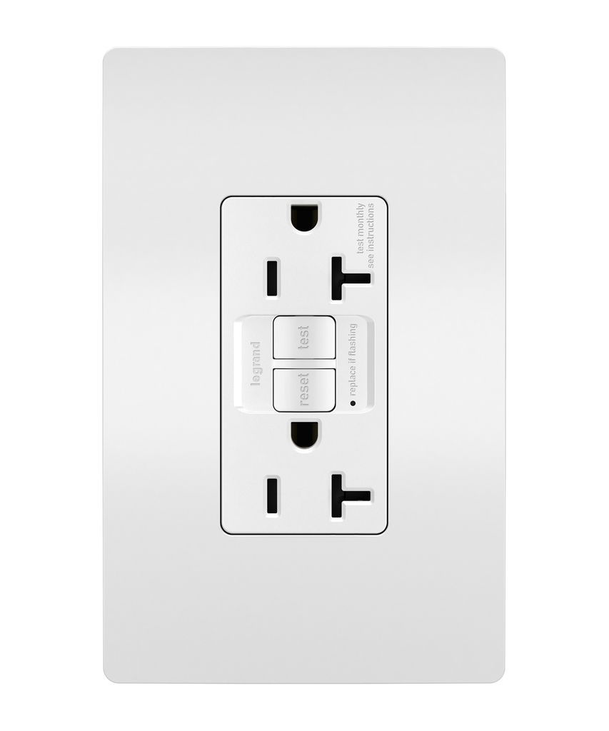 Mayer-DDS-radiant® 20A Duplex Self-Test GFCI Receptacles with SafeLock® Protection, White-1
