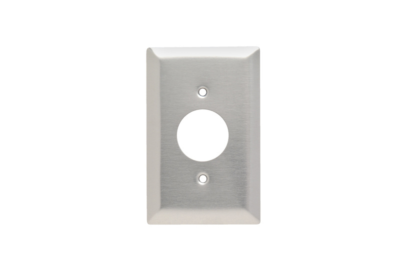 Mayer-DDS-Jumbo 1-Gang 302/304 Stainless Steel Wall Plate, Single Receptacle Opening-1