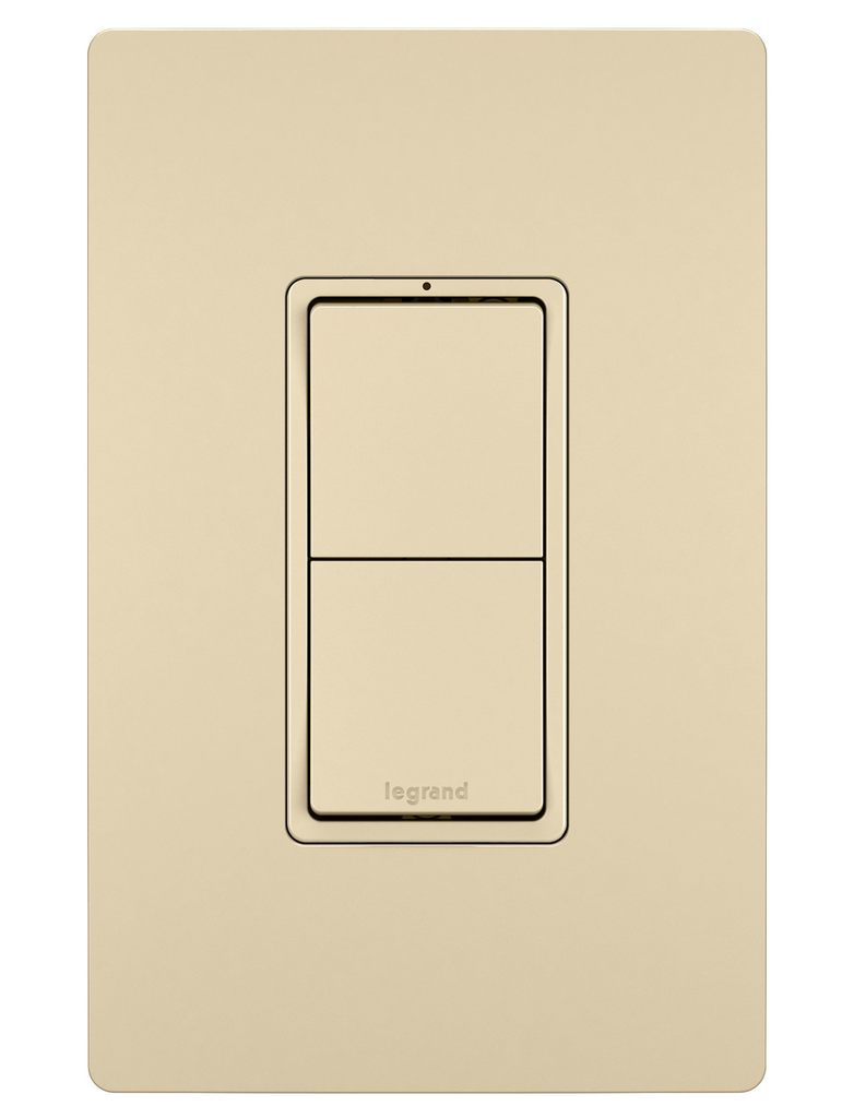 Mayer-DDS-radiant® Two Single-Pole Switches, Ivory-1