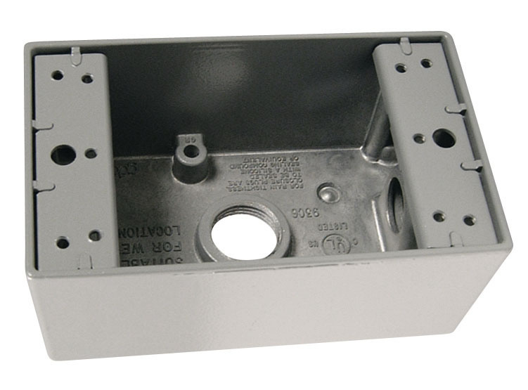 Mayer-DDS-WP BOX 1G 3 HOLE 1/2 WPB23-1