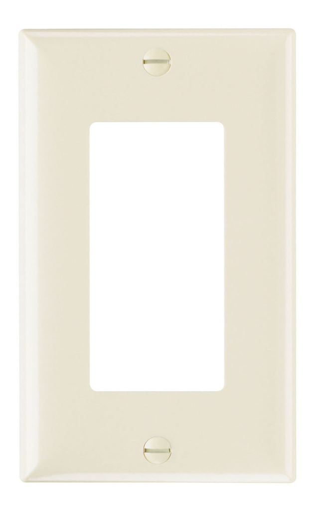 Mayer-DDS-1-Gang Thermoset Wall Plate, 1 Decorator Opening, Light Almond-1