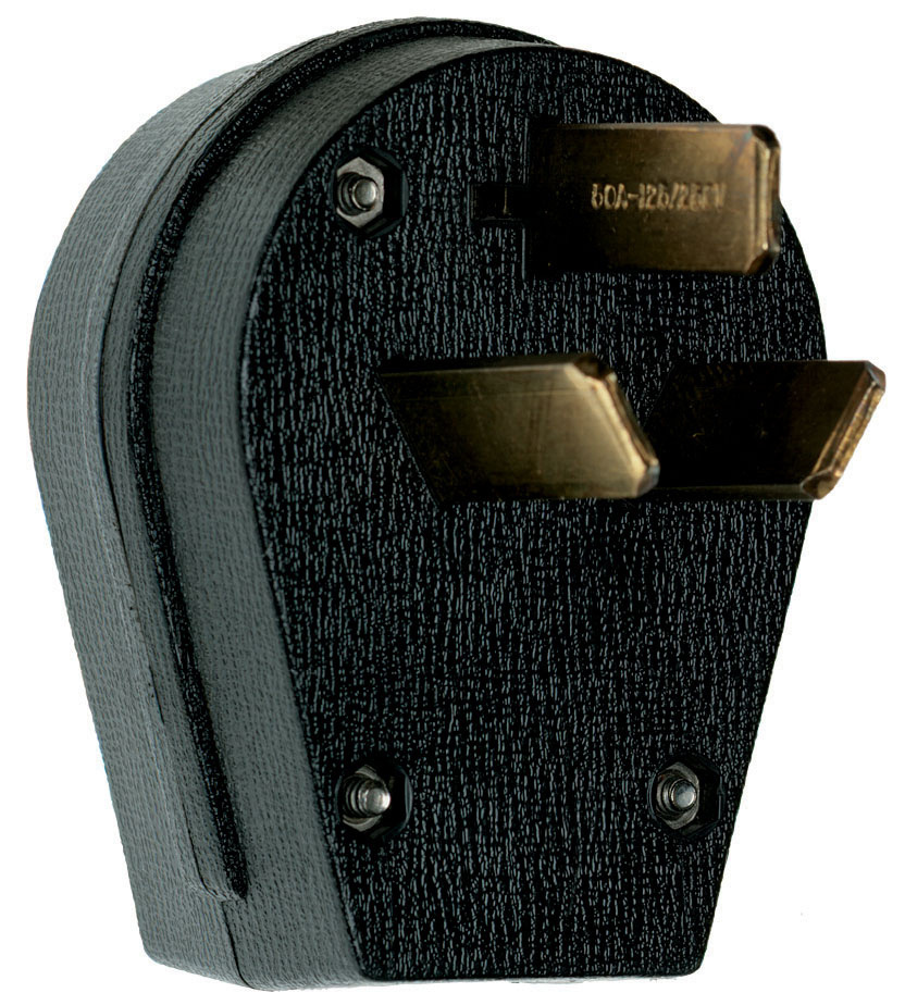 Product image for Pass & Seymour 3861 Angle Plug 30/50Amp 125/250Volt 3Pole 3Wire