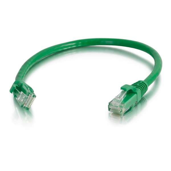 Mayer-DDS-Q-Series Patch Cords, CAT6, booted, Green, 10 FT-1