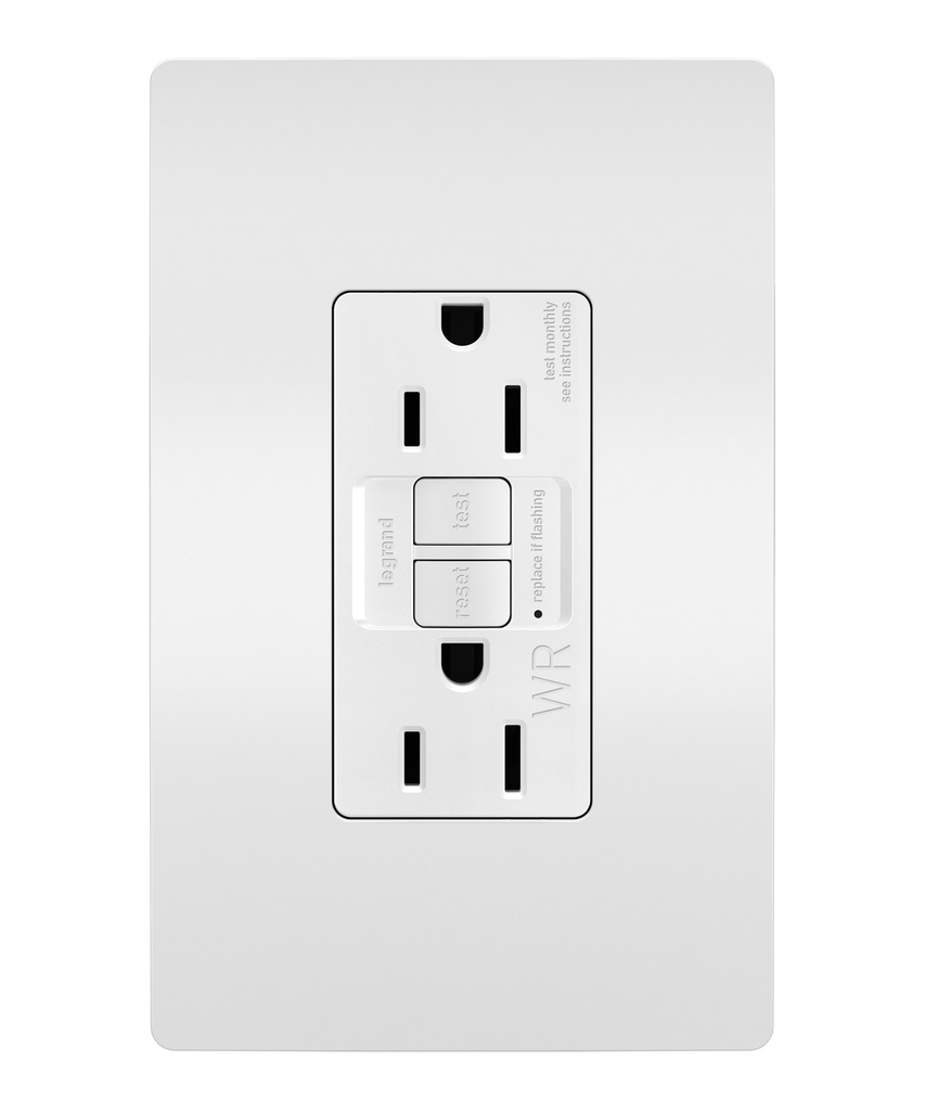 Mayer-DDS-radiant® Tamper-Resistant Weather-Resistant 15A Duplex Self-Test GFCI Receptacles with SafeLock® Protection, White-1