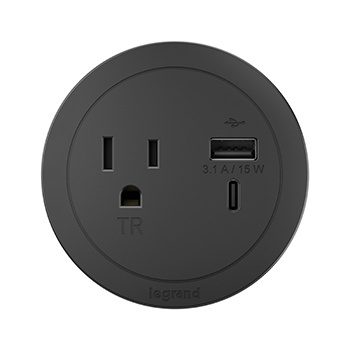 Mayer-DDS-ROUND FPC, 1 OL, USB, BLACK, 10FT COMBO USB-A AND USB-C-1
