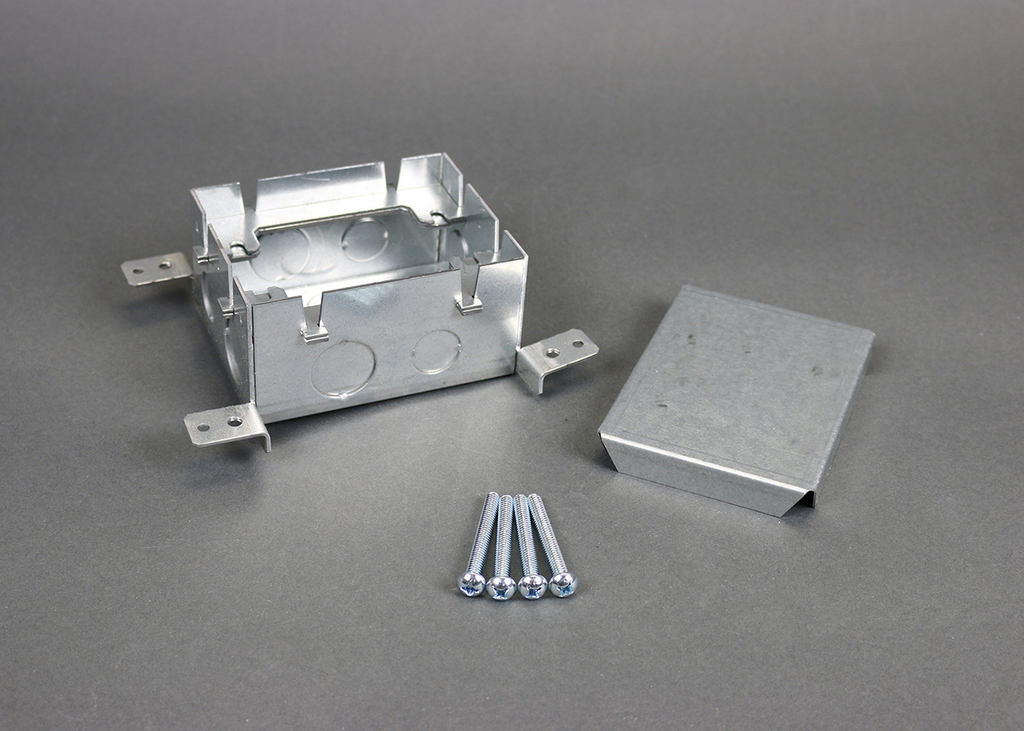 Mayer-DDS-Omnibox® Series Single Gang Shallow Steel Floor Box-1