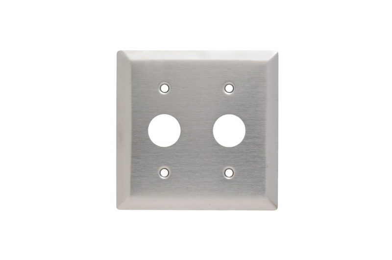 Product image for Pass & Seymour SS727 2Gang Wall PLate, KL-Series Locking Switch, 302/304 Stainless Steel