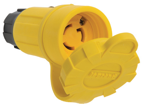 Mayer-DDS-Turnlok® Watertight NEMA 4X/6P Locking Connector, Yellow-1