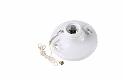 Mayer-DDS-Medium Base Lampholder, White-1