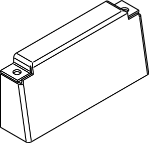 Product image for Wiremold RFB-B RFB4-Series Internal Blank Bracket