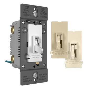 Mayer-DDS-TradeMaster® Tru-Universal Single Pole/3-Way Toggle Slide Dimmer, Preset, Tri-Color-1