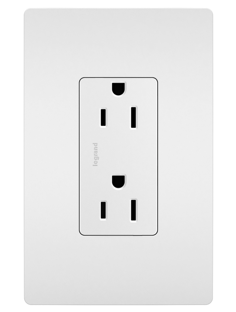 Mayer-DDS-radiant® Tamper-Resistant Outlet, White-1