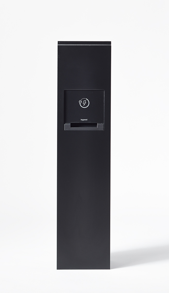 Mayer-DDS-Charging Station, 2-Gang, (1) Duplex GFCI, (1) 4-Port USB-A Outlet - Black-1