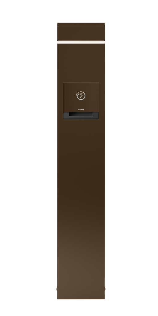 Mayer-DDS-Charging Station with Accent Light, 2-Gang, (1) Duplex GFCI and (1) 4-Port USB-A Outlet - Bronze-1