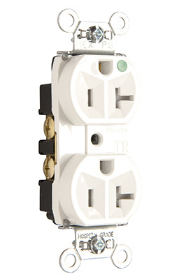 Mayer-DDS-20A 125V Hospital-Grade Tamper-Resistant Compact Duplex Receptacle, Back and Side Wire, Ivory-1