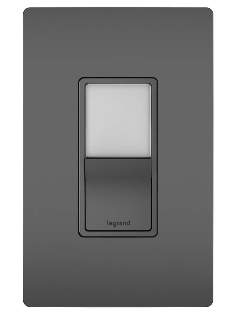 Mayer-DDS-radiant® Single Pole/3-Way Switch with Night Light, Black-1